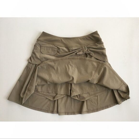 Athleta Wherever Skirt Skort Tan 2 - Picture 4 of 7